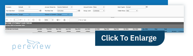 Income Statement over period
