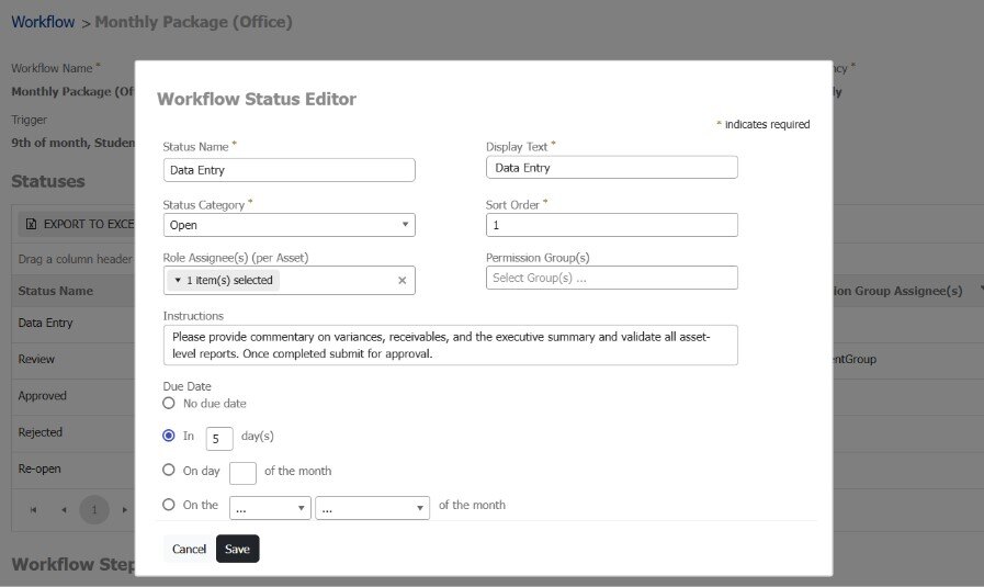 Headers and dividers